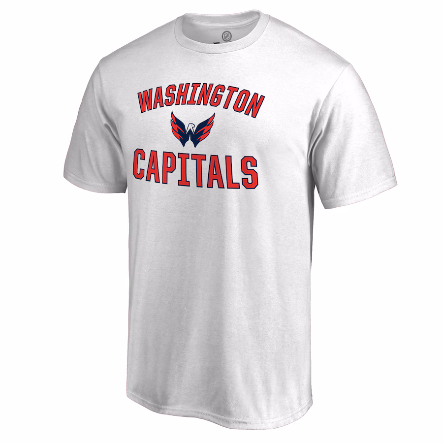 Men's Washington Capitals Victory Arch White T-Shirt - Puhuasuan