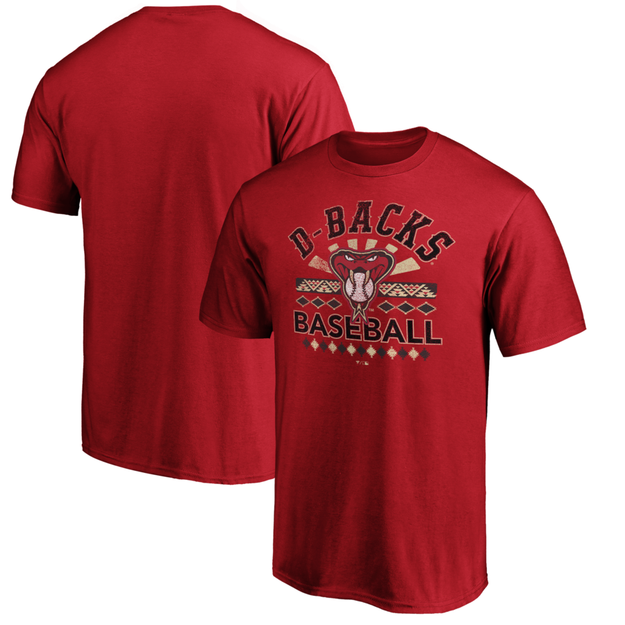 Men's Arizona Diamondbacks Red Team Adrenaline T-Shirt - Puhuasuan