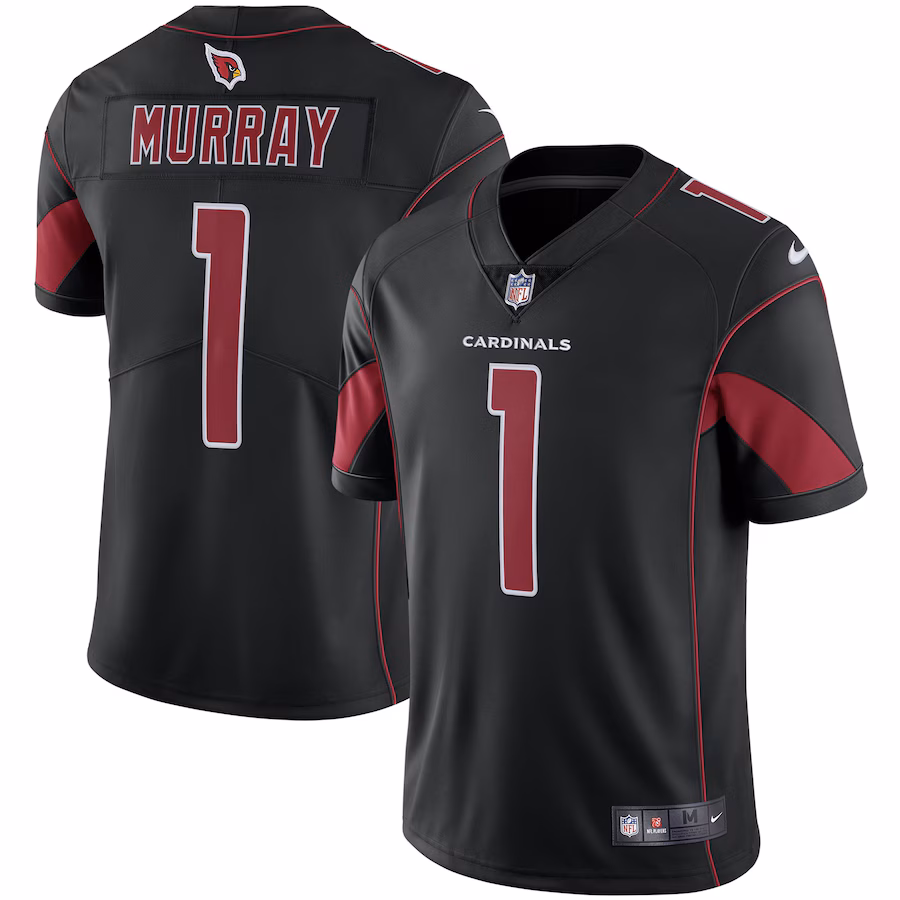 Men's Arizona Cardinals Kyler Murray Nike Black Color Rush Vapor Limited Jersey - Puhuasuan