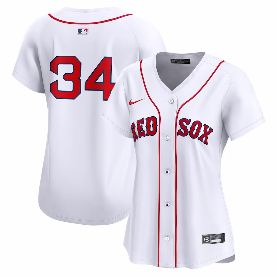 Women's Boston Red Sox David Ortiz Nike White Home Limited Player Jersey - Puhuasuan