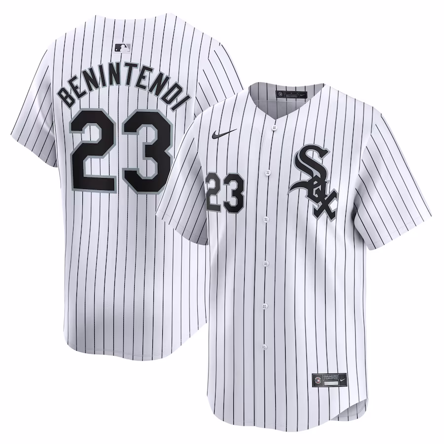 Men's Chicago White Sox Andrew Benintendi Nike White Home Limited Player Jersey - Puhuasuan