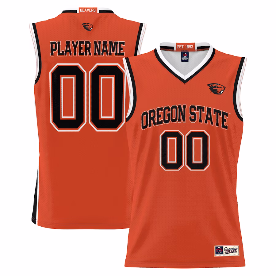 Oregon State Beavers GameDay Greats Youth NIL Pick-A-Player Lightweight Basketball Jersey - Orange - Puhuasuan