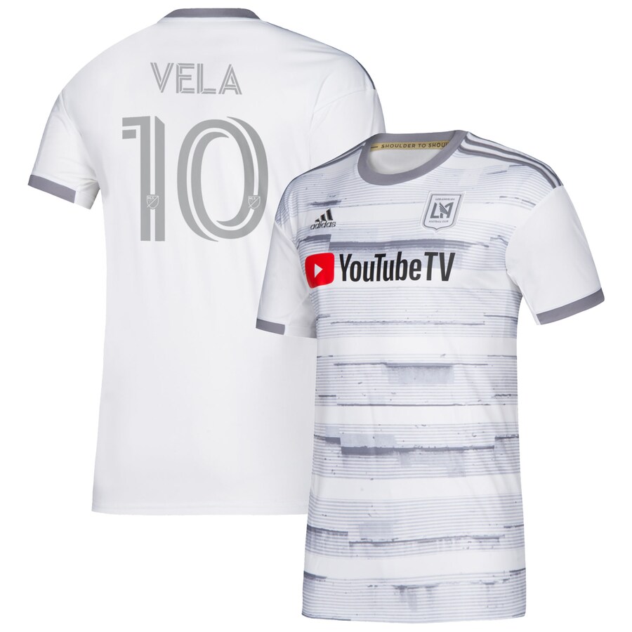 Youth LAFC Carlos Vela adidas White 2020 Secondary Replica Jersey - Puhuasuan