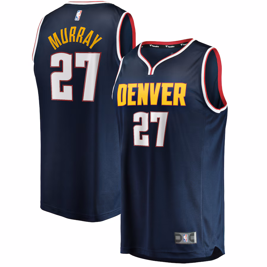 Youth Denver Nuggets Jamal Murray Fanatics Navy Fast Break Player Jersey - Icon Edition - Puhuasuan