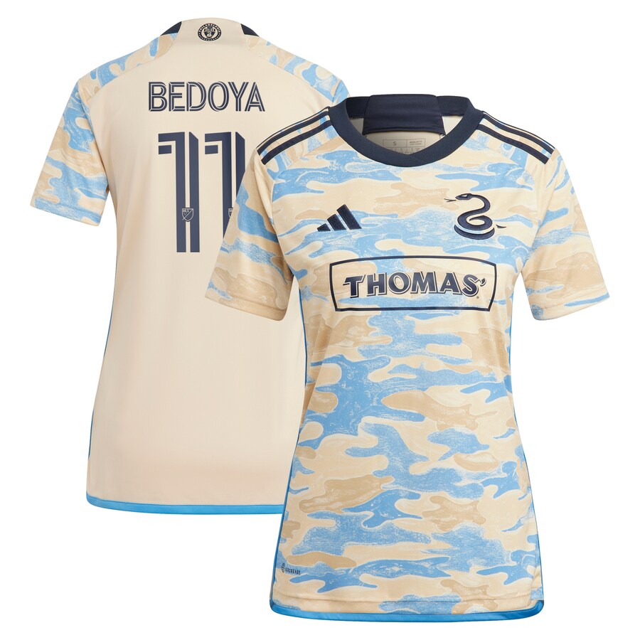 Women's Philadelphia Union Alejandro Bedoya adidas Tan 2023 For Philly Replica Jersey - Puhuasuan