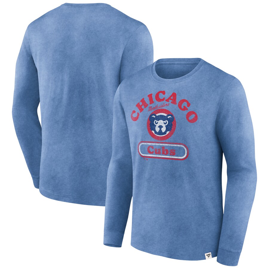 Men's Chicago Cubs Fanatics Royal Circus Catch Long Sleeve T-Shirt - Puhuasuan