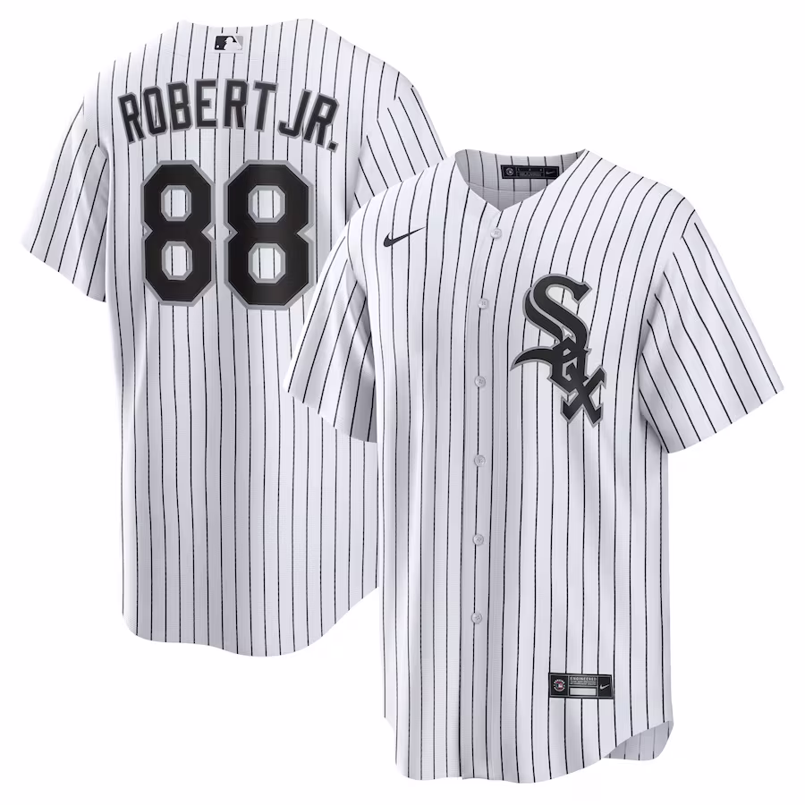 Men's Chicago White Sox Luis Robert Nike White Replica Player Name Jersey - Puhuasuan