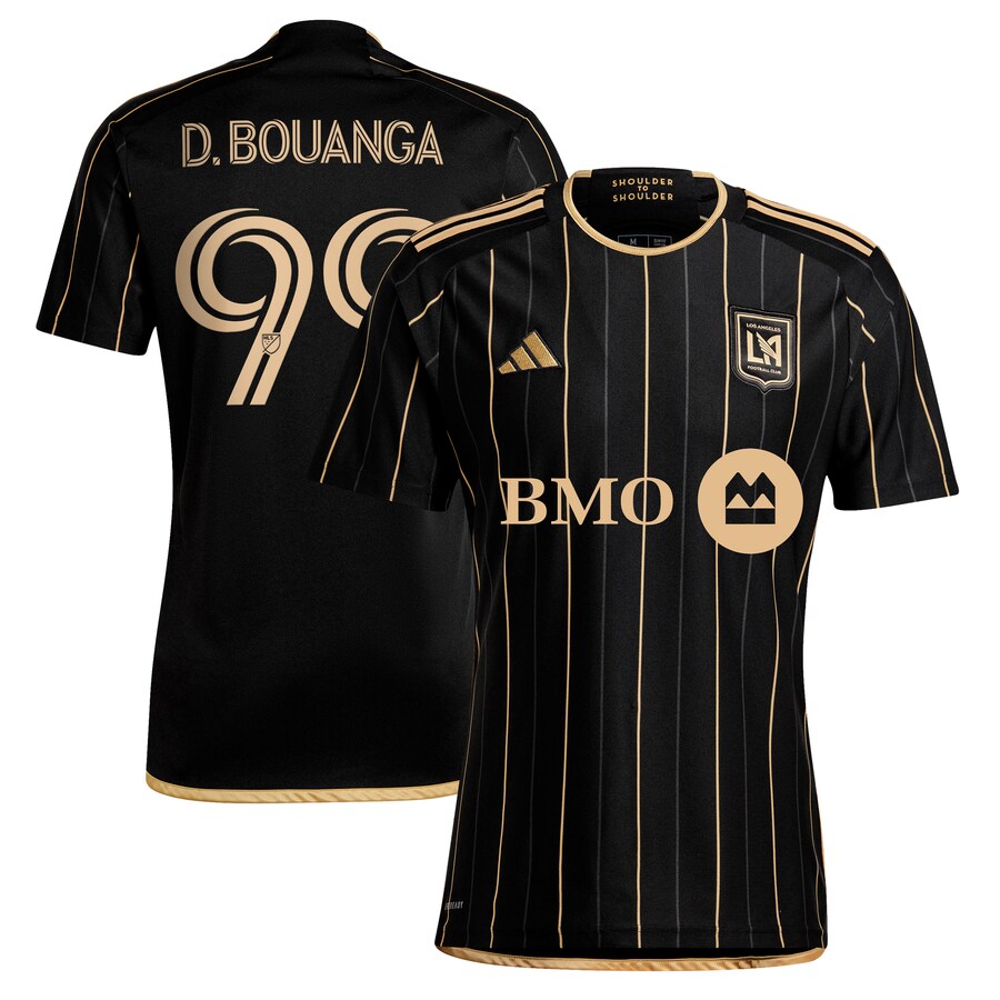 Men's LAFC Denis Bouanga adidas Black 2024 Primary Replica Player Jersey - Puhuasuan