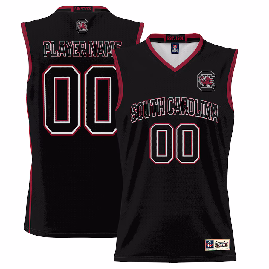South Carolina Gamecocks GameDay Greats Unisex Lightweight NIL Pick-A-Player Basketball Jersey - Black - Puhuasuan
