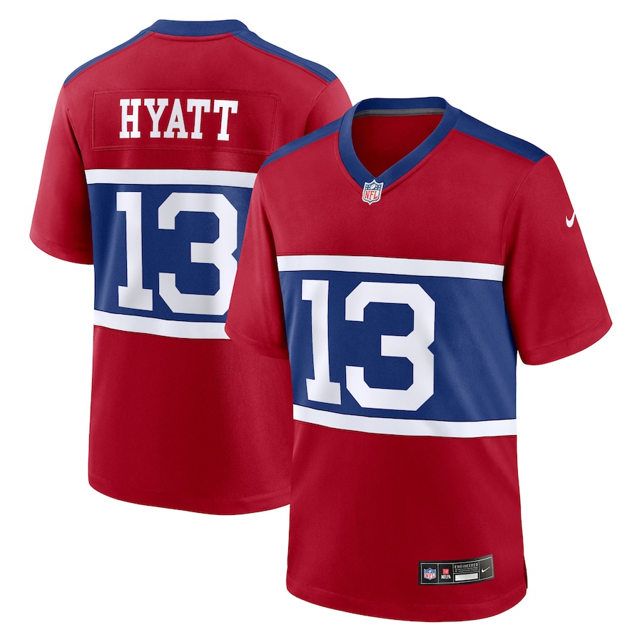 Youth New York Giants Jalin Hyatt Nike Century Red Alternate Player Game Jersey - Puhuasuan