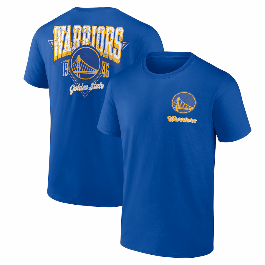 Men's Golden State Warriors Royal Never Over T-Shirt - Puhuasuan