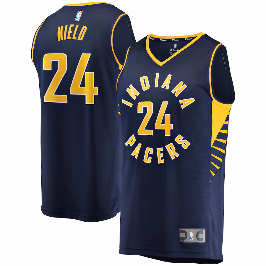 Men's Indiana Pacers Buddy Hield Fanatics Navy Fast Break Replica Jersey - Icon Edition - Puhuasuan