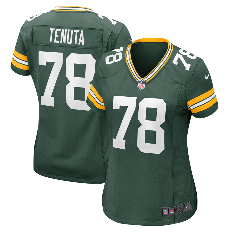 Women's Green Bay Packers Luke Tenuta Nike Green Home Game Player Jersey - Puhuasuan