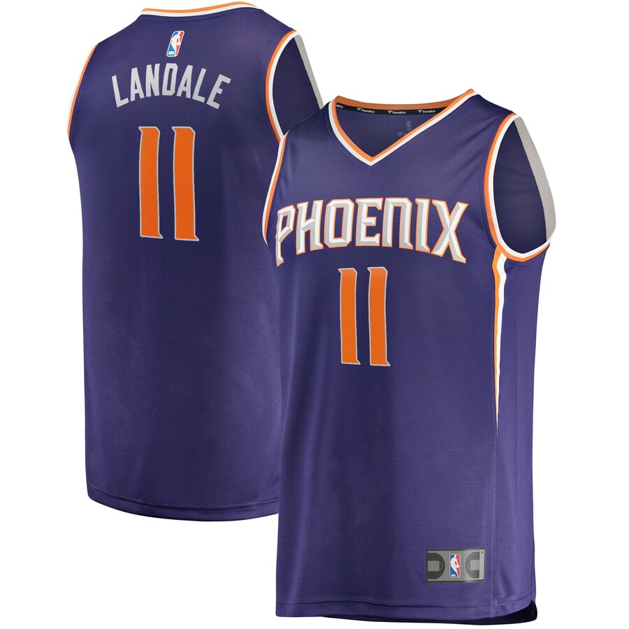 Men's Phoenix Suns Jock Landale Fanatics Purple Fast Break Replica Jersey - Icon Edition - Puhuasuan