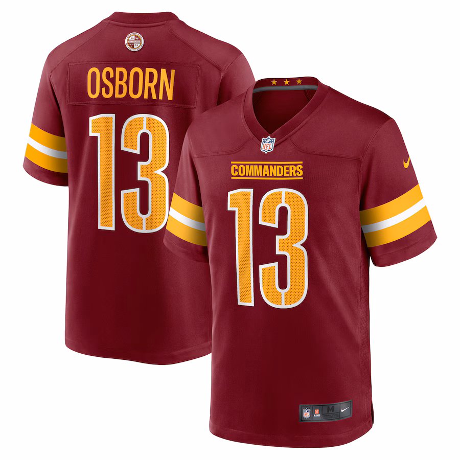 Men's Washington Commanders K.J. Osborn Nike Burgundy Team Game Jersey - Puhuasuan