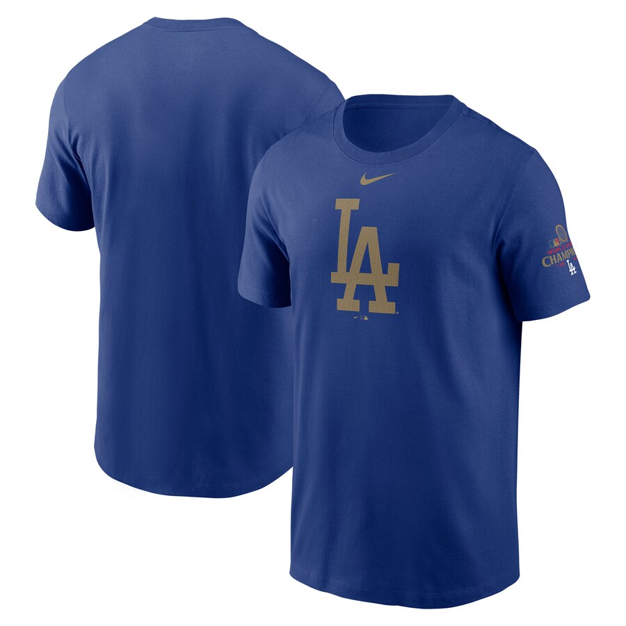 Men's Los Angeles Dodgers Nike Royal 2025 Gold Collection T-Shirt - Puhuasuan
