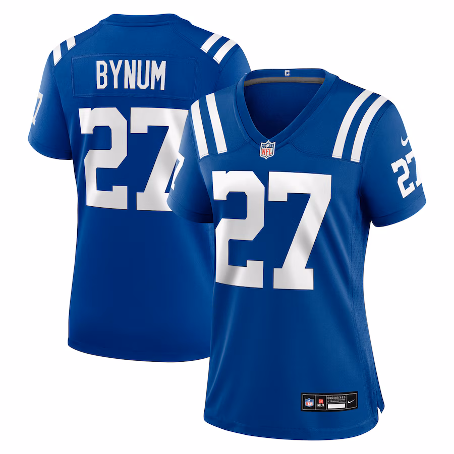 Women's Indianapolis Colts Camryn Bynum Nike Royal Team Game Jersey - Puhuasuan