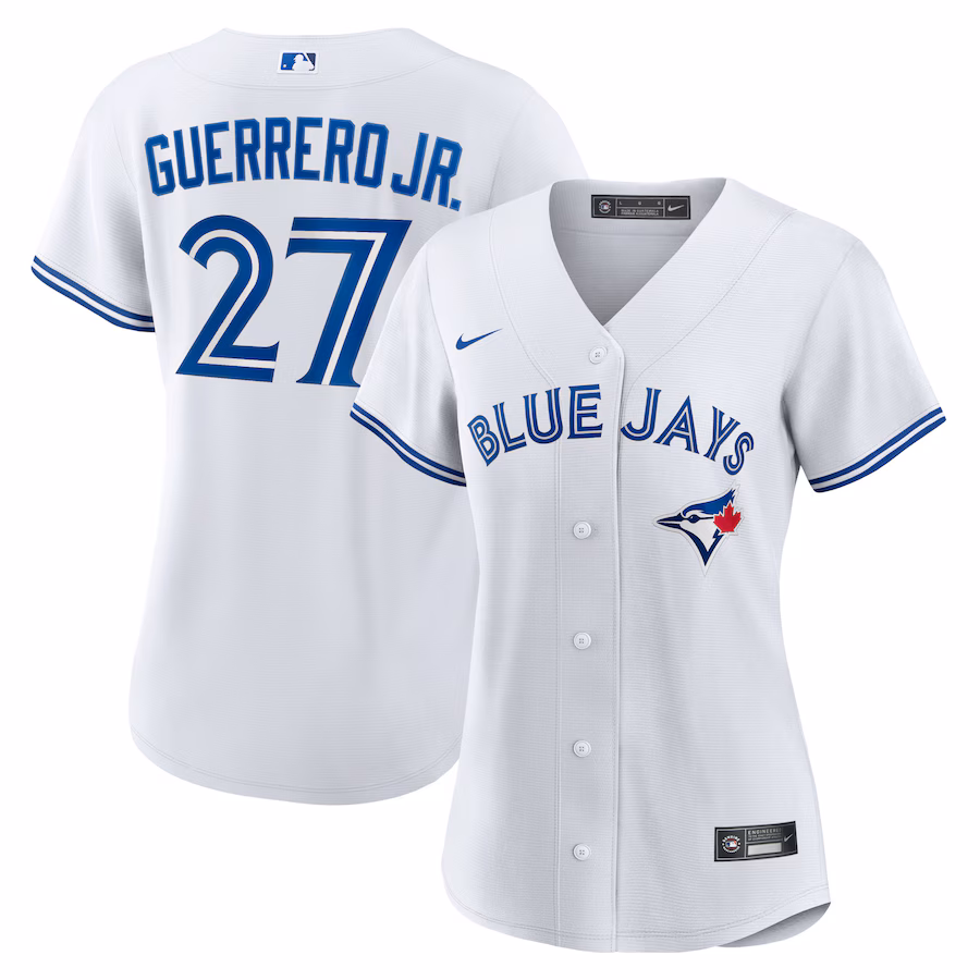 Women's Toronto Blue Jays Vladimir Guerrero Jr. Nike White Home Replica Player Jersey - Puhuasuan