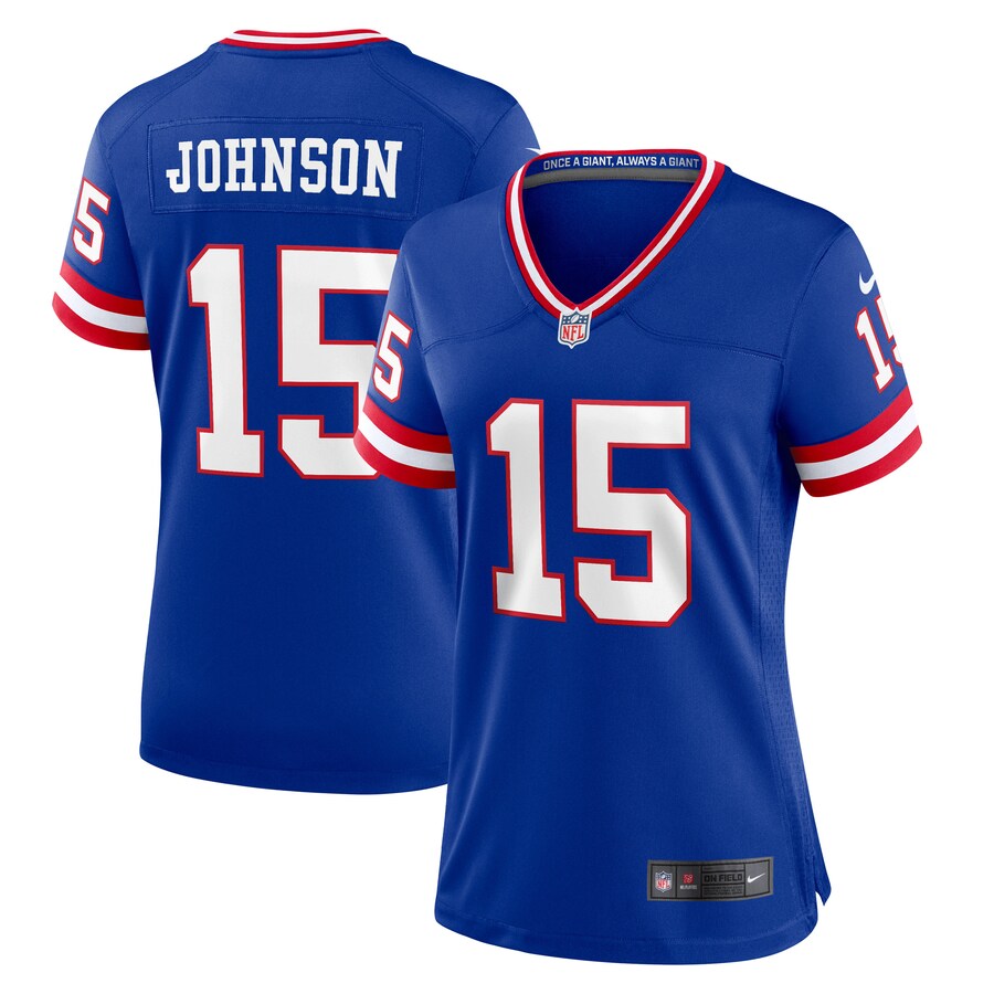 Women's New York Giants Collin Johnson Nike Royal Classic Player Game Jersey - Puhuasuan