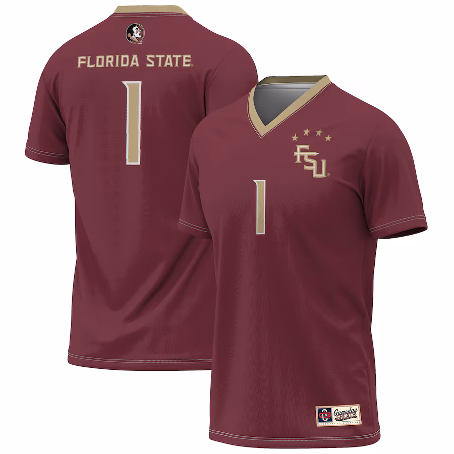 Unisex GameDay Greats  Garnet Florida State Seminoles 2023 NCAA Women's Soccer National Champions Four-Star Fashion Jersey - Puhuasuan