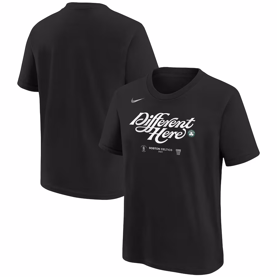 Unisex Boston Celtics  Nike Black 2024 NBA Playoffs Mantra T-Shirt - Puhuasuan