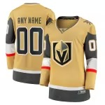 Women's Vegas Golden Knights Fanatics Home Breakaway Custom Jersey - Puhuasuan