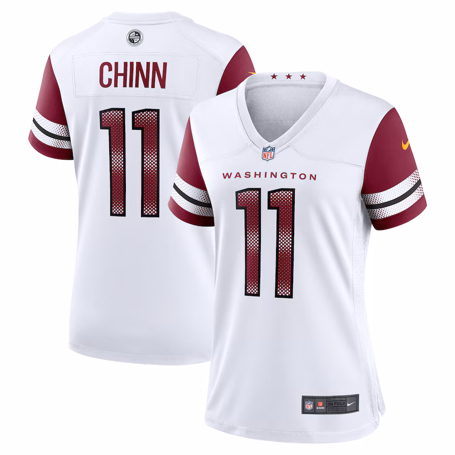 Women's Washington Commanders Jeremy Chinn Nike White Game Jersey - Puhuasuan