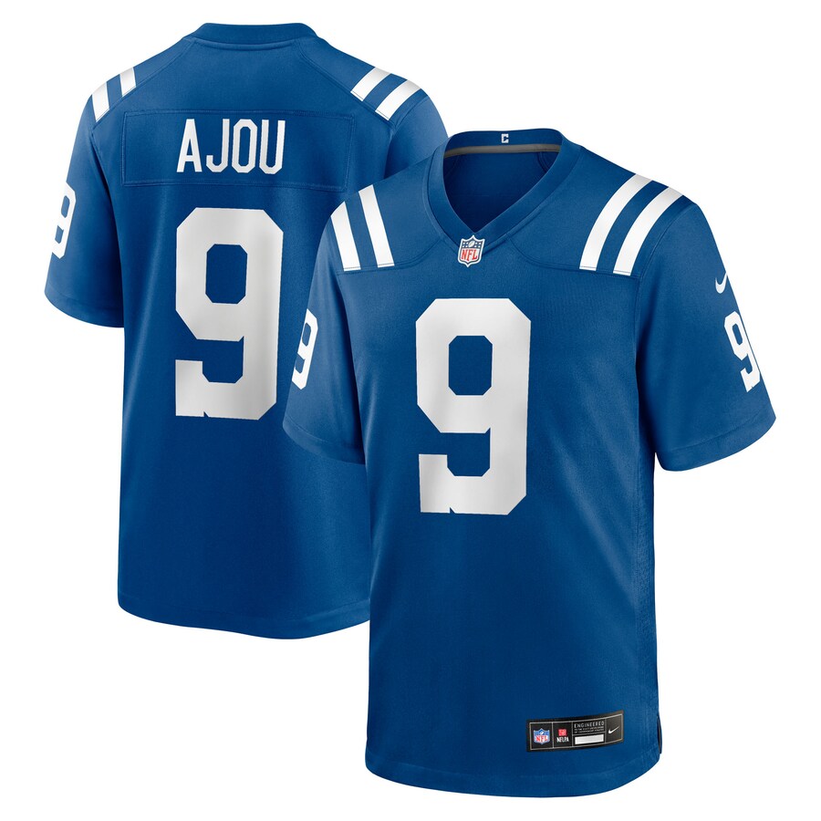 Men's Indianapolis Colts Ajou Ajou Nike Royal Team Game Jersey - Puhuasuan
