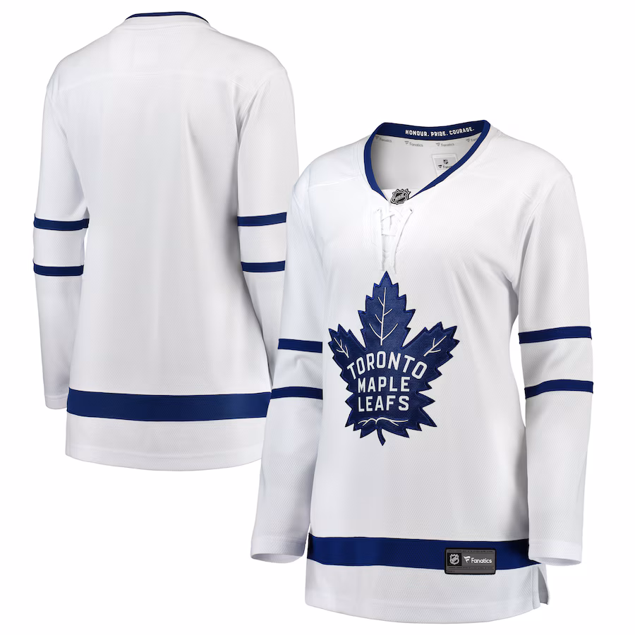 Women's Toronto Maple Leafs Fanatics White Away Breakaway Jersey - Puhuasuan