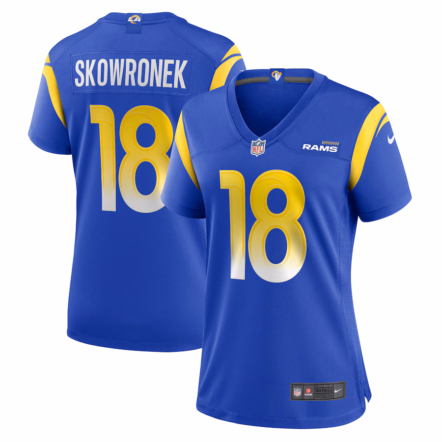 Women's Los Angeles Rams Ben Skowronek Nike Royal Game Jersey - Puhuasuan