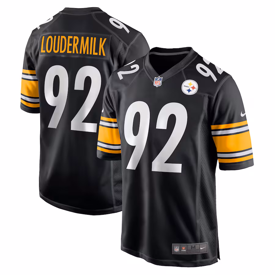 Men's Pittsburgh Steelers Isaiahh Loudermilk Nike Black Game Jersey - Puhuasuan