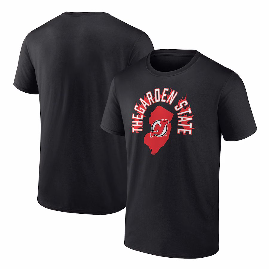 Men's New Jersey Devils Black Represent T-Shirt - Puhuasuan