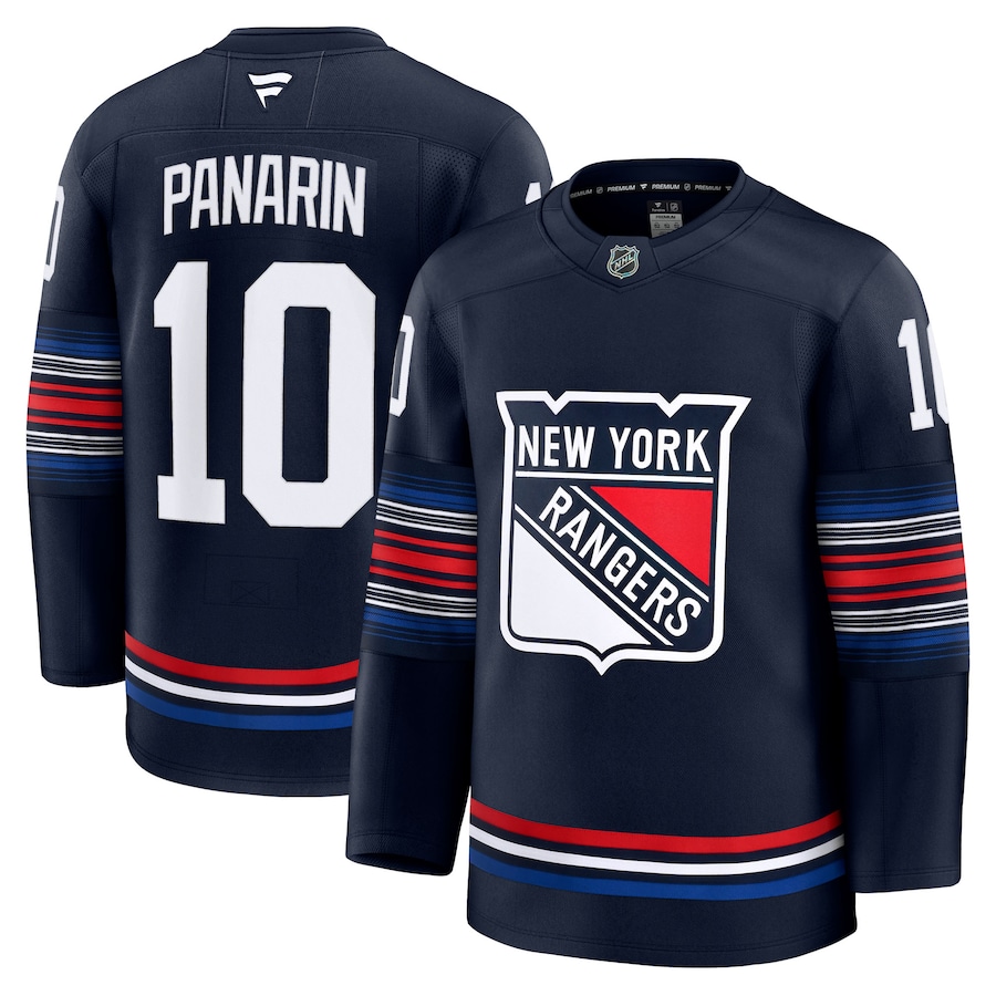 Men's New York Rangers Artemi Panarin Fanatics Navy Alternate Premium Jersey - Puhuasuan