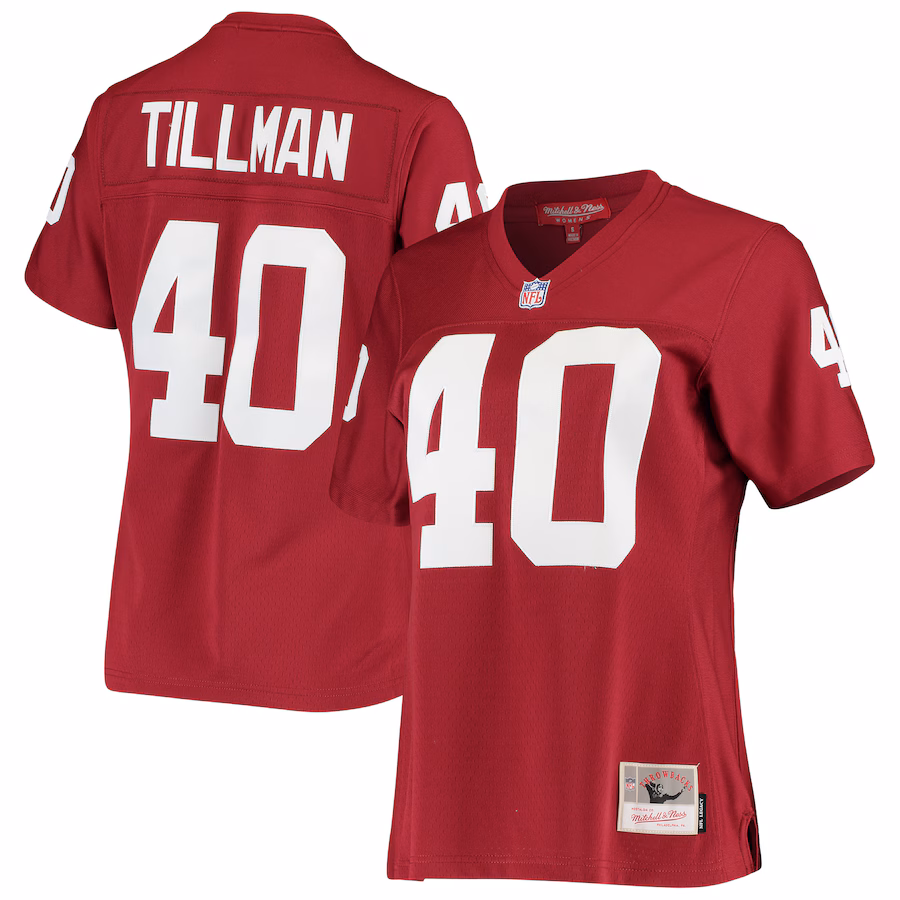 Women's Arizona Cardinals Pat Tillman Mitchell & Ness Cardinal Legacy Replica Team Jersey - Puhuasuan