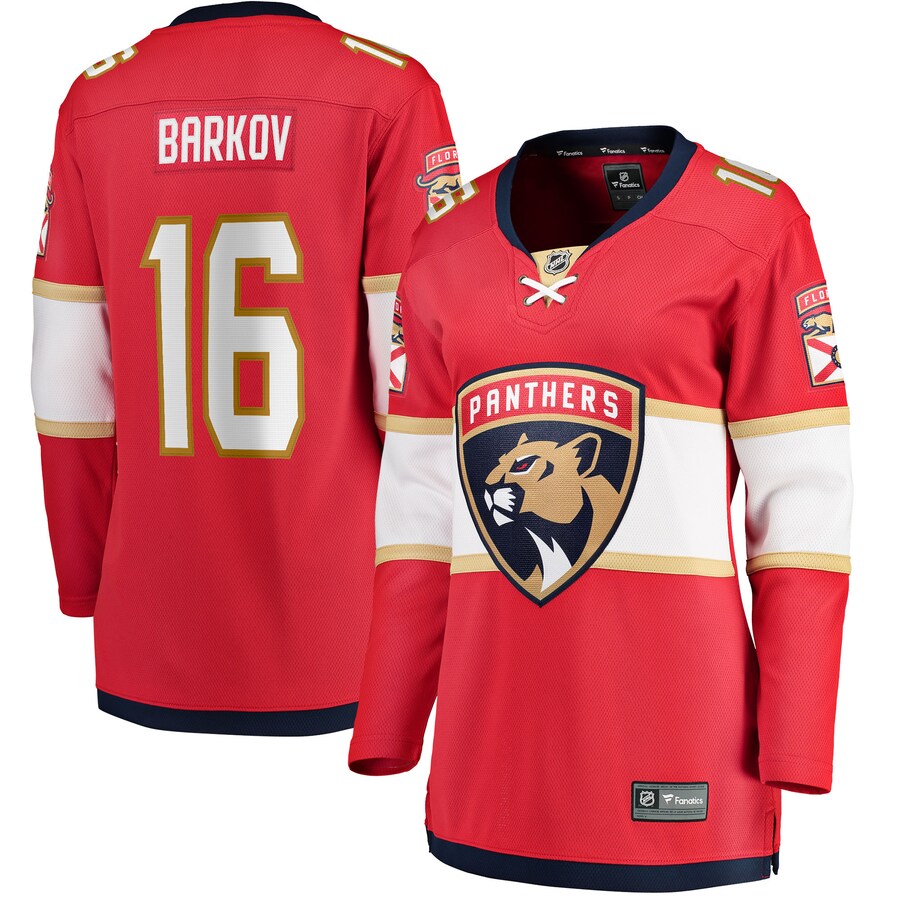 Women's Florida Panthers Aleksander Barkov Fanatics Branded Red Home Breakaway Player Jersey - Puhuasuan