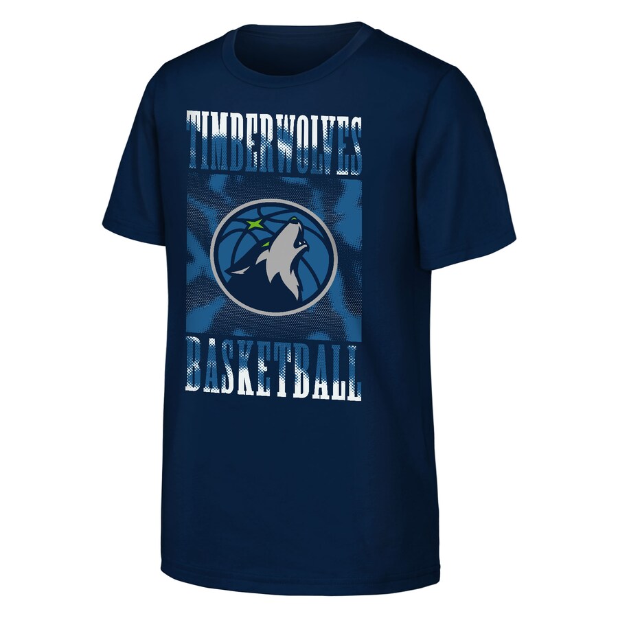 Youth Minnesota Timberwolves  Navy Garage Hero T-Shirt - Puhuasuan
