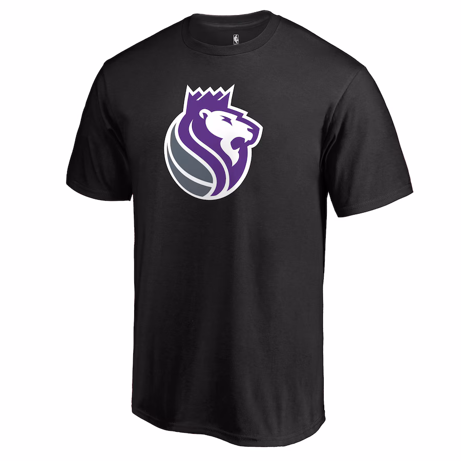Men's Sacramento Kings Black Alternate Logo T-Shirt - Puhuasuan