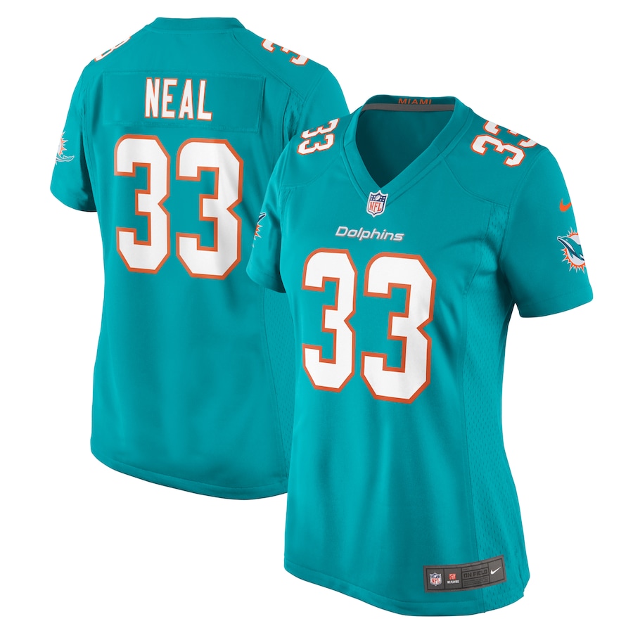Women's Miami Dolphins Siran Neal Nike Aqua Game Jersey - Puhuasuan