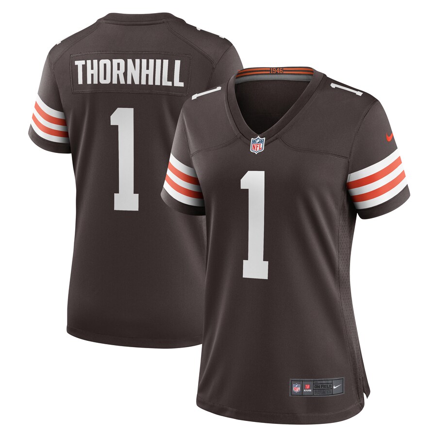 Women's Cleveland Browns Juan Thornhill Nike Brown Nike Women's All Player Jersey - Puhuasuan