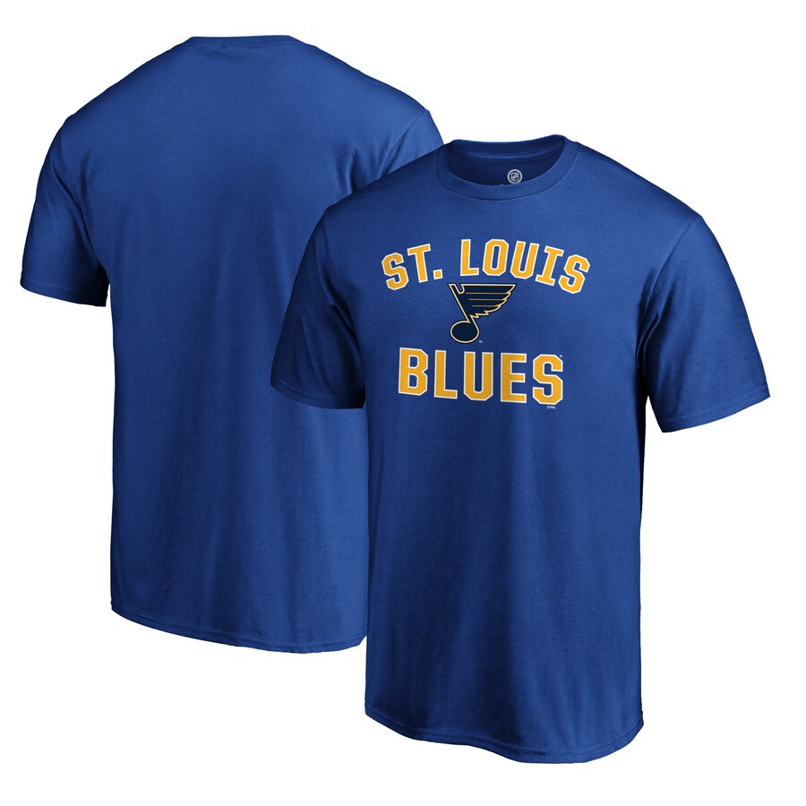 Men's St. Louis Blues Fanatics Blue Team Victory Arch T-Shirt - Puhuasuan