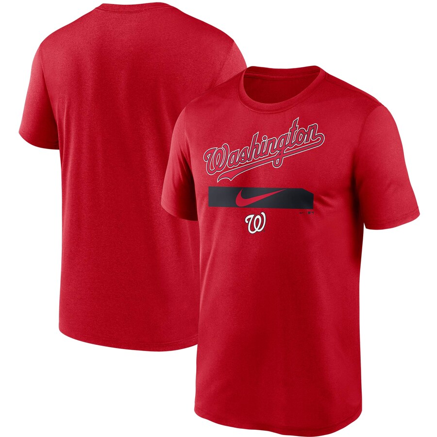Men's Washington Nationals Nike Red City Legend Practice Performance T-Shirt - Puhuasuan