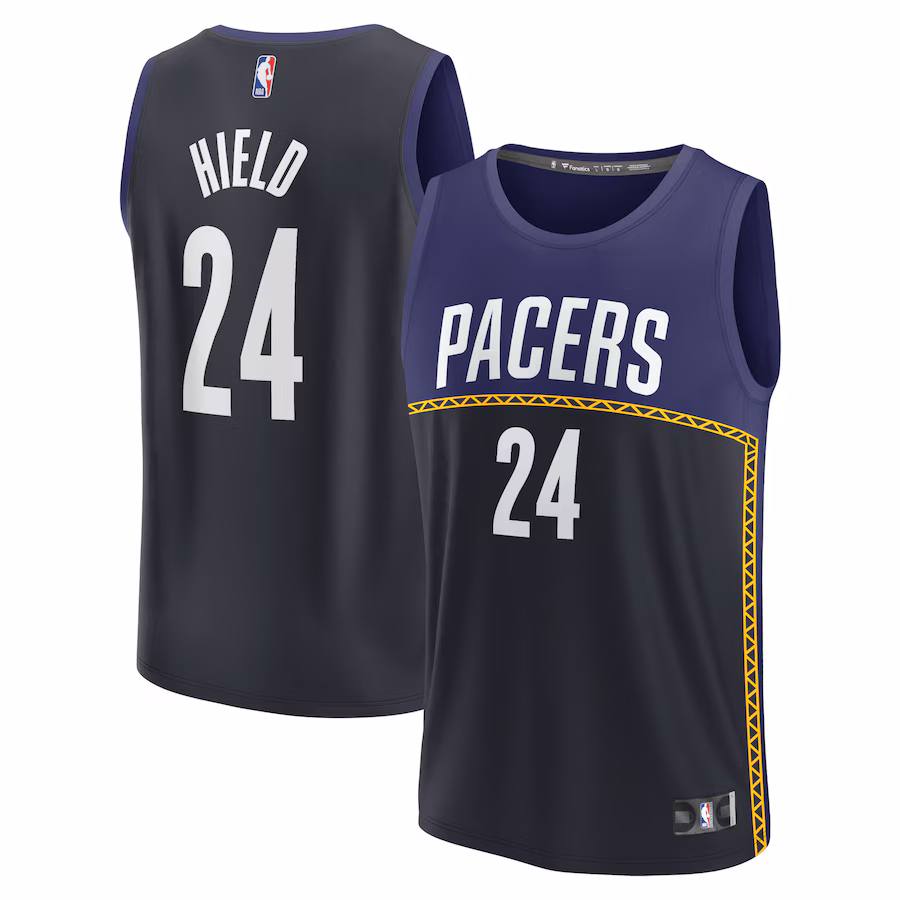 Men's Indiana Pacers Buddy Hield Fanatics Blue Fastbreak Jersey - City Edition - Puhuasuan