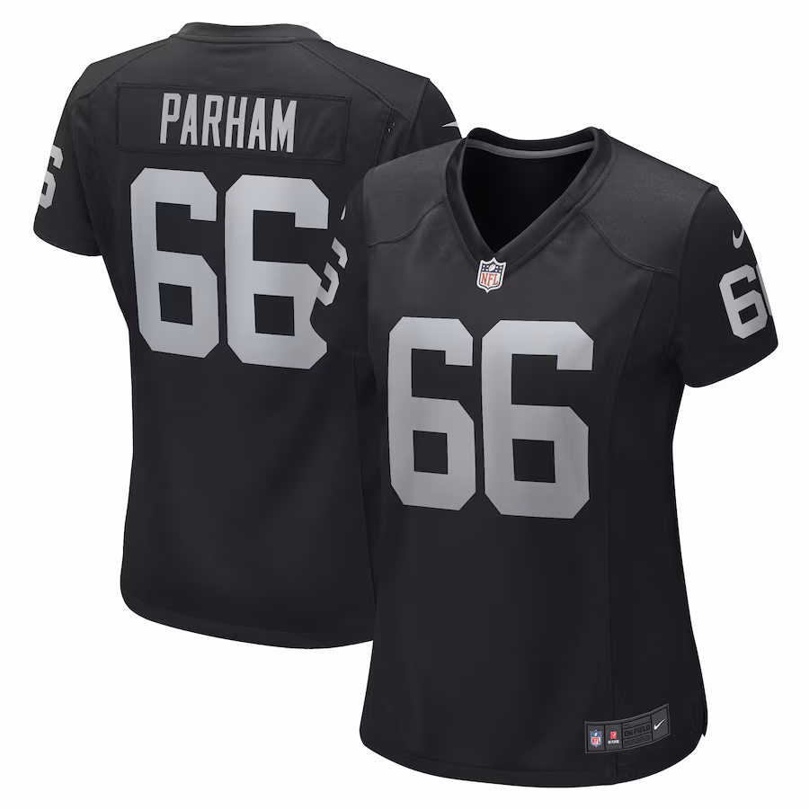 Women's Las Vegas Raiders Dylan Parham Nike Black Game Player Jersey - Puhuasuan