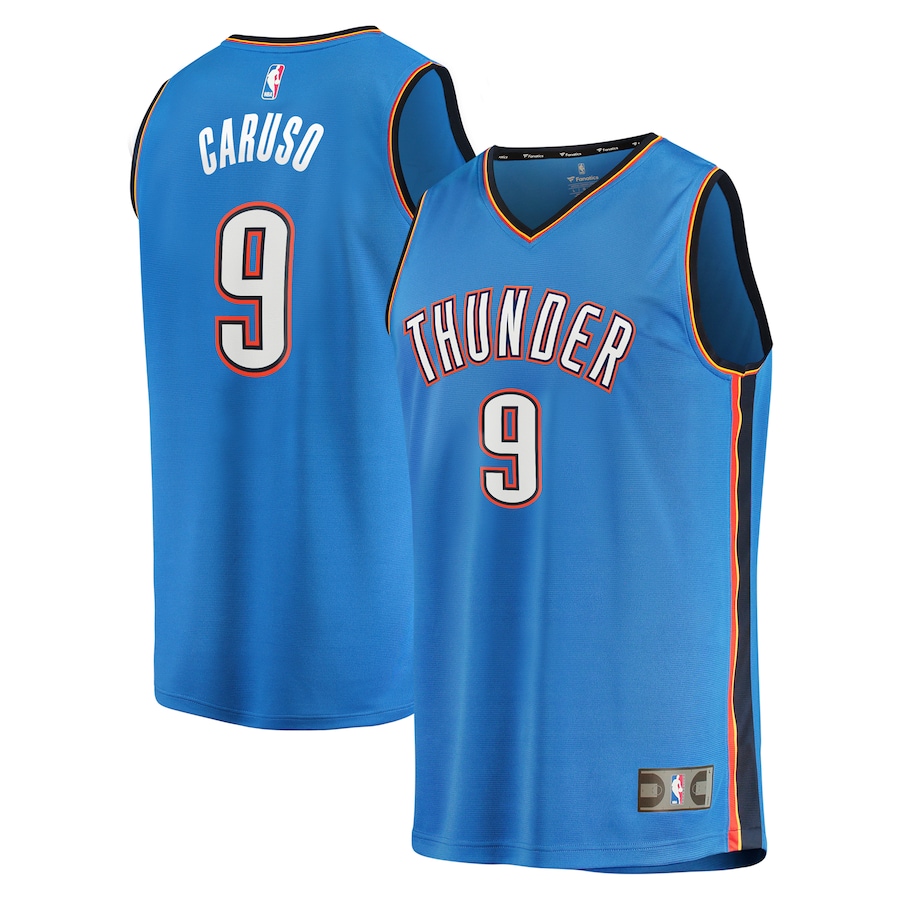 Youth Oklahoma City Thunder Alex Caruso Fanatics Blue Fast Break Replica Player Jersey - Icon Edition - Puhuasuan
