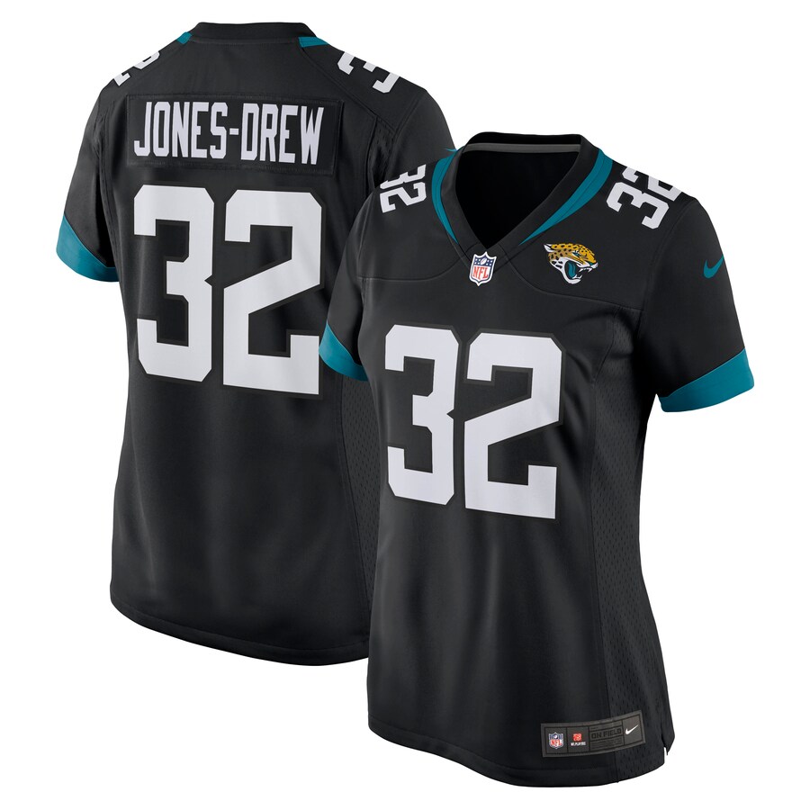 Women's Jacksonville Jaguars Maurice Jones-Drew Nike Black Game Retired Player Jersey - Puhuasuan