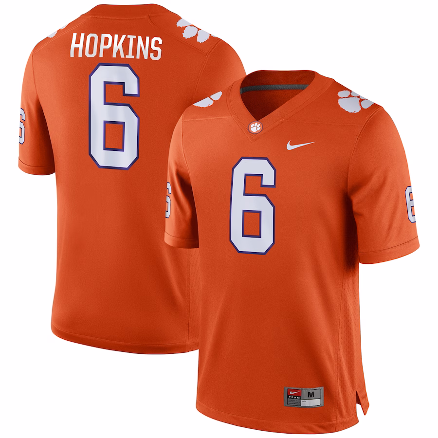 DeAndre Hopkins Clemson Tigers Nike Game Jersey - Orange - Puhuasuan