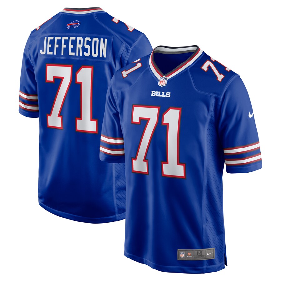 Men's Buffalo Bills Quinton Jefferson Nike Royal Game Jersey - Puhuasuan