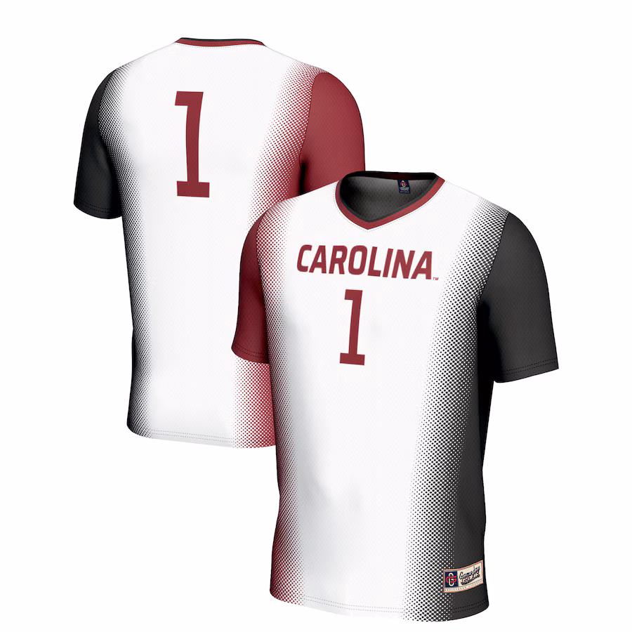 Unisex GameDay Greats #1 White South Carolina Gamecocks  Lightweight Women's Soccer Jersey - Puhuasuan