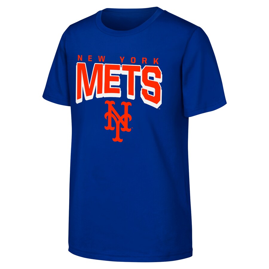 Youth New York Mets Royal On The Block T-Shirt - Puhuasuan