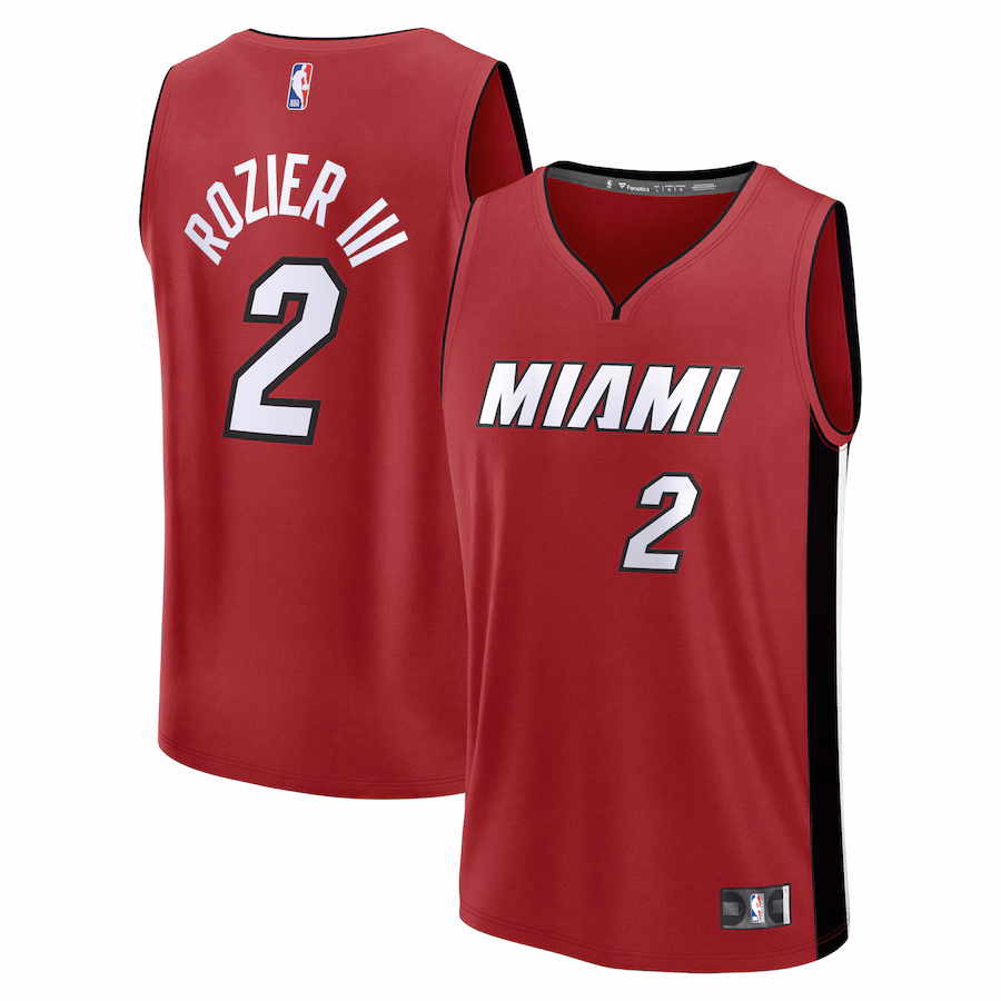 Youth Miami Heat Terry Rozier Fanatics Red Fast Break Player Jersey - Statement Edition - Puhuasuan